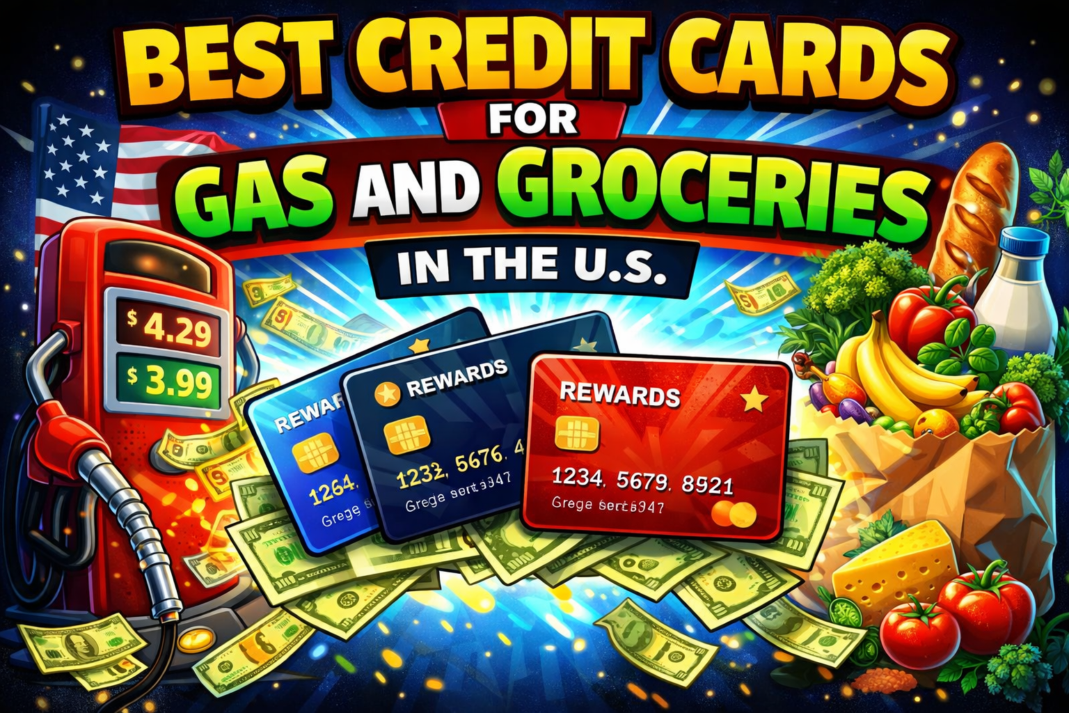 7 Best Credit Cards for Gas & Groceries in the U.S