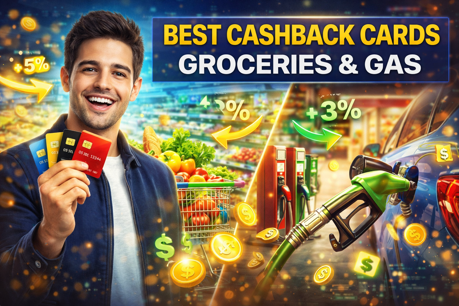 Best Cashback Credit Cards for Gas & Groceries