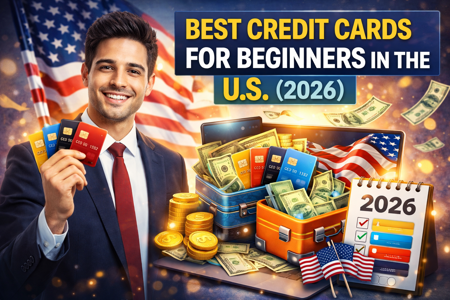 Best Credit Cards for Beginners in the U.S. (2026 – Easy Approval Picks)