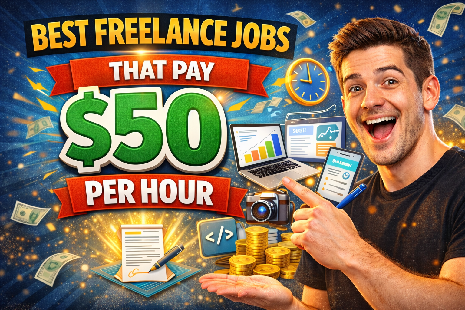 Best Freelance Jobs That Pay $50 Per Hour