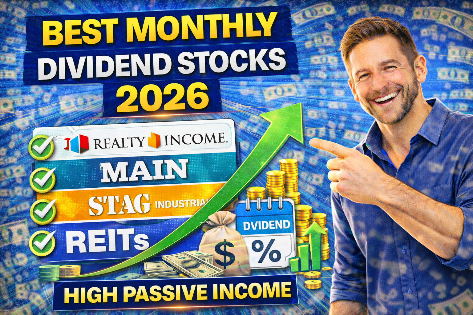 Best Monthly Dividend Stocks in 2026