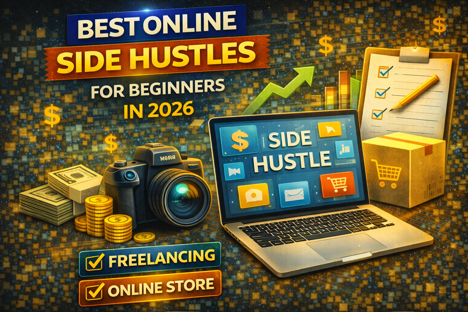 Best Online Side Hustles for Beginners in 2026