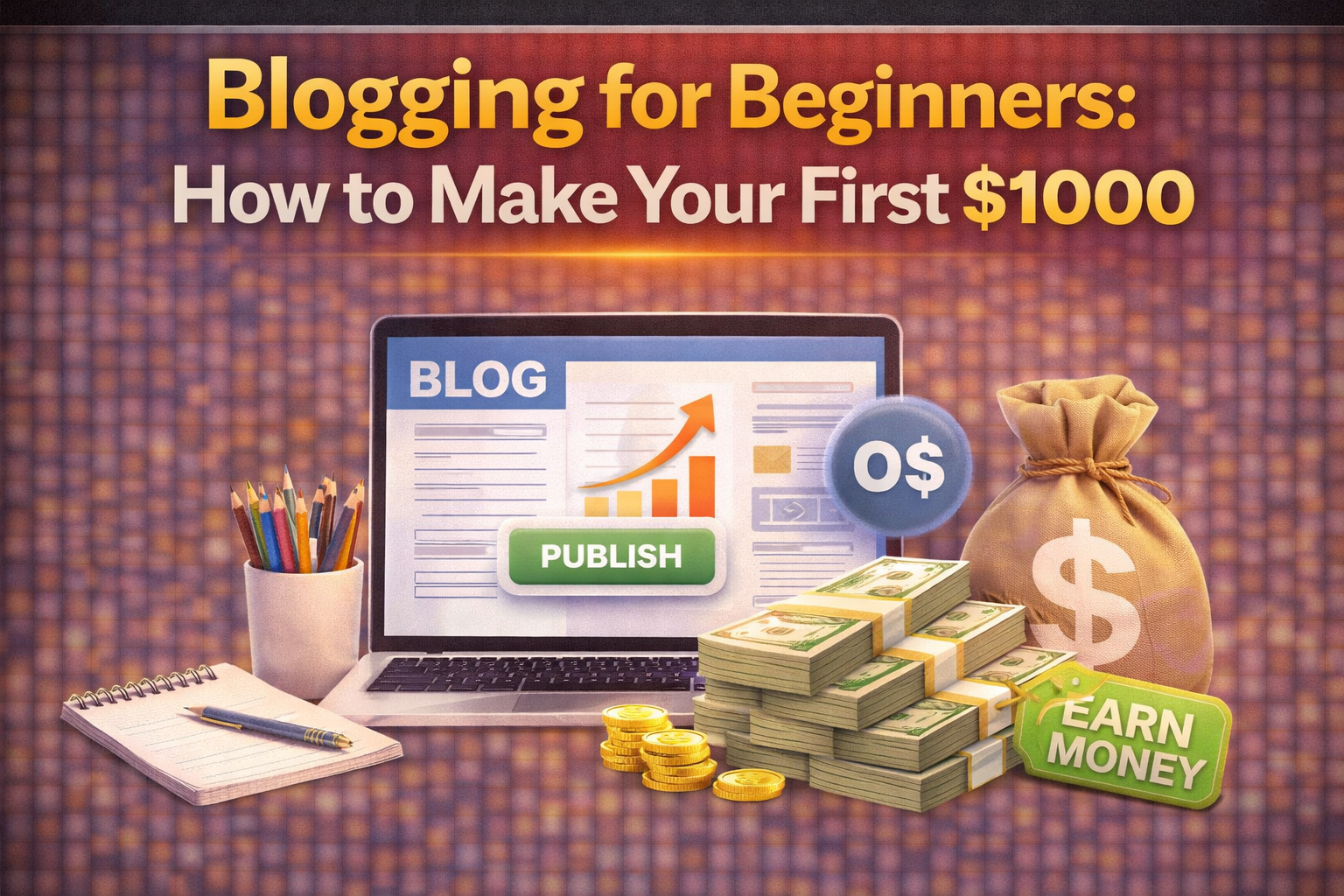 Blogging for Beginners How to Make Your First $1000 (2026 Guide)