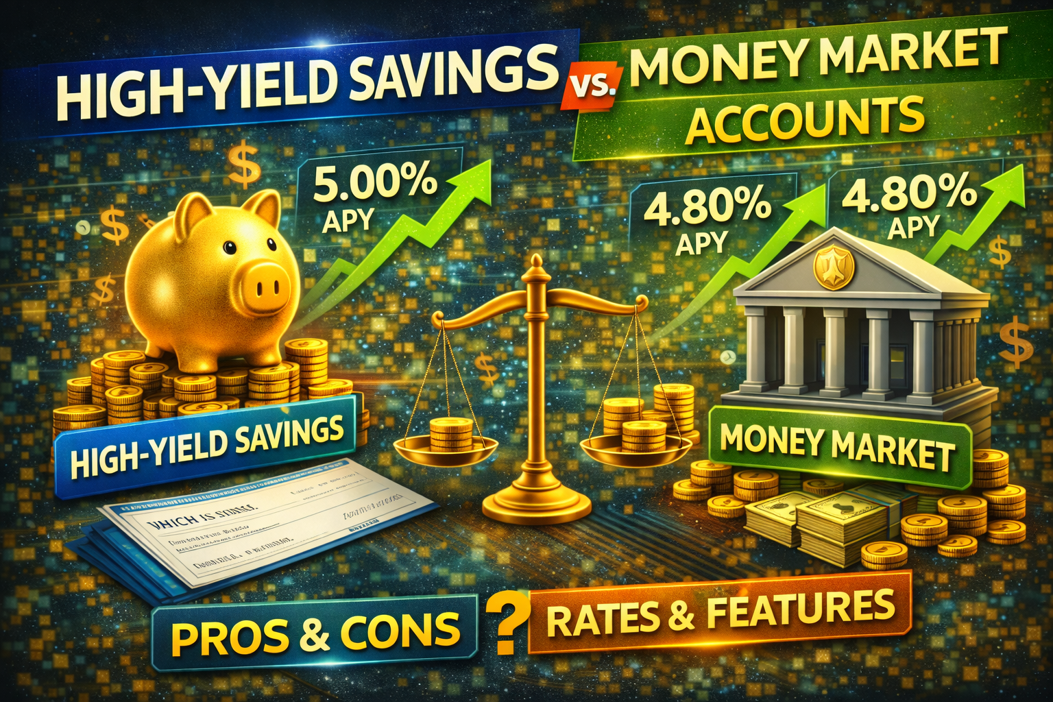 High-Yield Savings vs. Money Market Accounts Which Is Right for You in 2026
