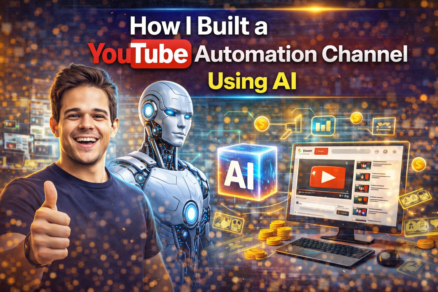 How I Built a YouTube Automation Channel Using AI