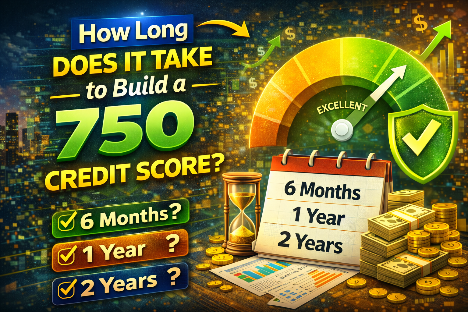 How Long Does It Take to Build a 750 Credit Score