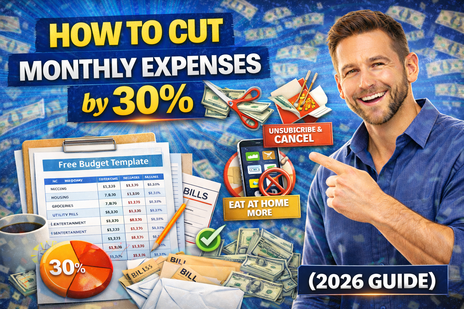 How to Cut Monthly Expenses by 30%