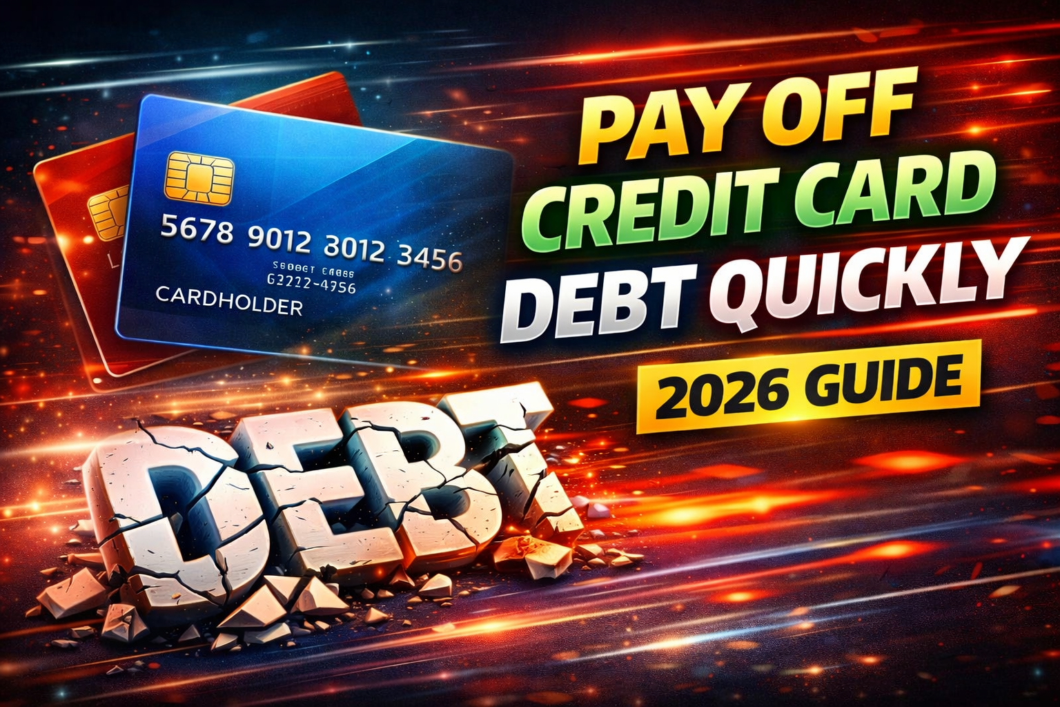 How to Pay Off Credit Card Debt Quickly