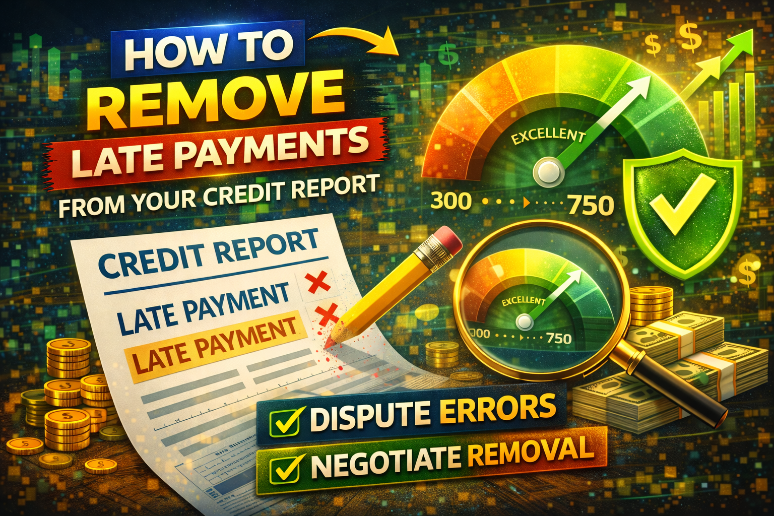 How to Remove Late Payments From Your Credit Report