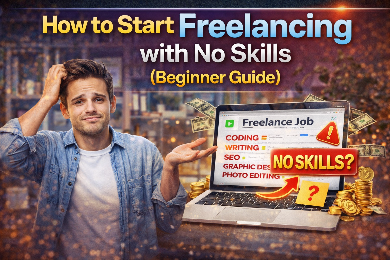 How to Start Freelancing with No Skills