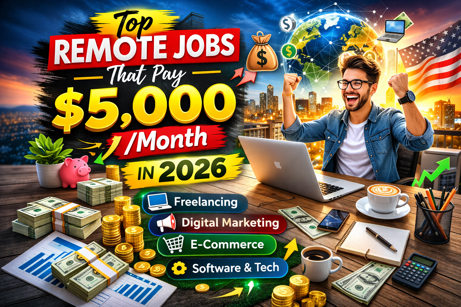 Top Remote Jobs That Pay $5,000Month in 2026