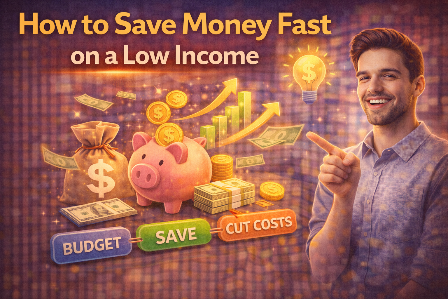How to Save Money Fast on a Low Income